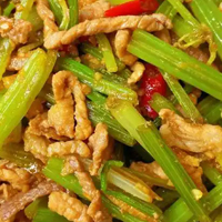 西芹肉丝
