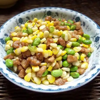 毛豆玉米肉丝